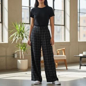 Revolve x Rumer Quinn pant black print size large m3